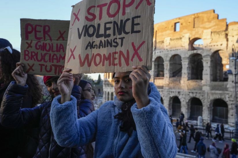 Thousands Rally In Italy To Call For Action On Violence Against Women